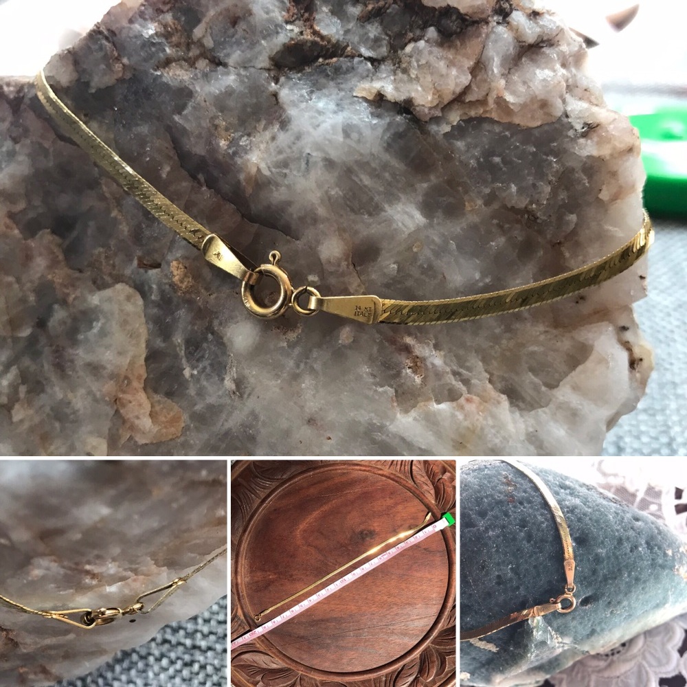 14 KT Italy Gold 8” Bracelet